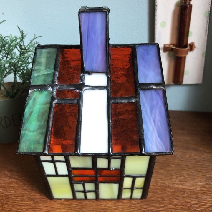 ステンドグラス　家　ハウス