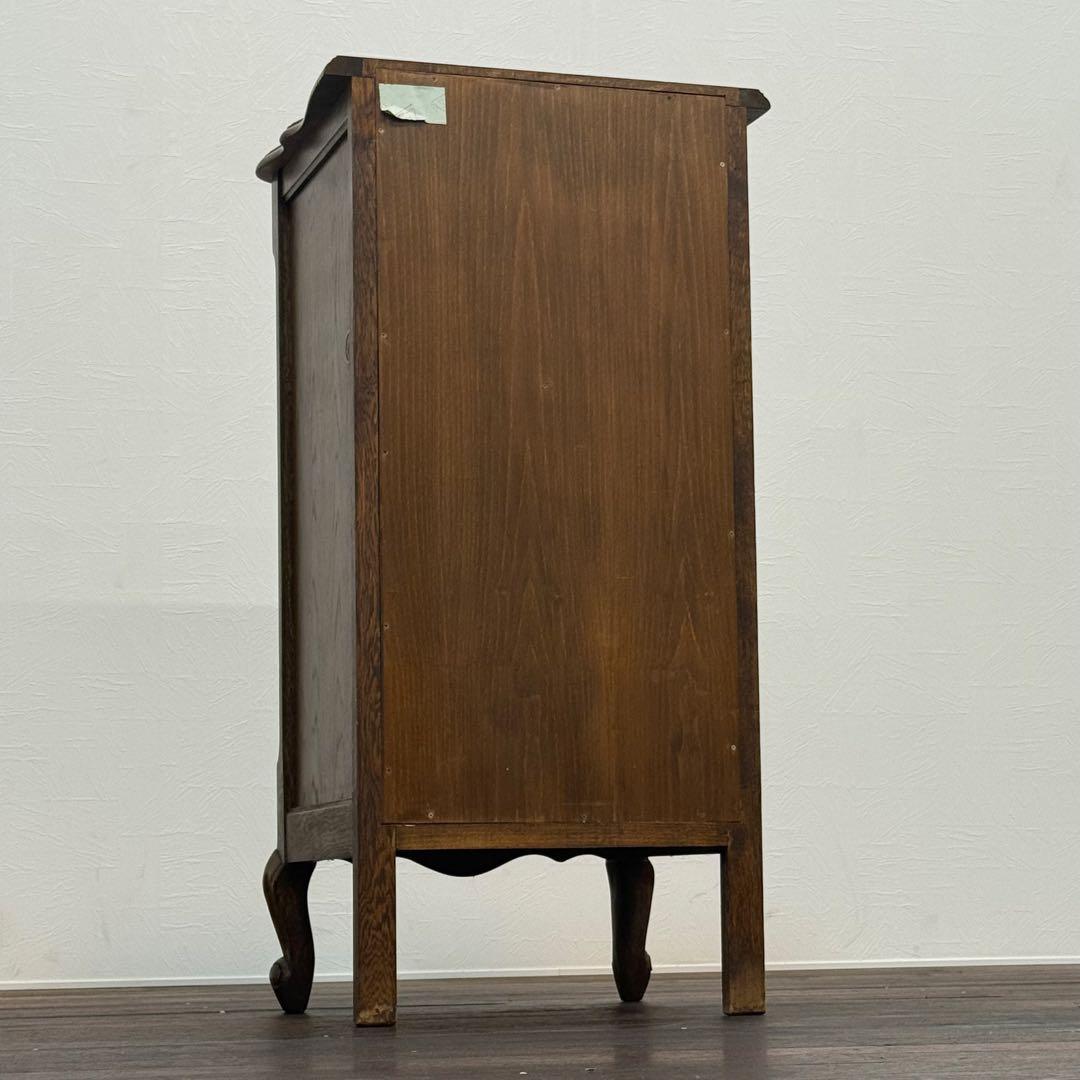 H19K47 ルーマニア製 電話台 猫脚