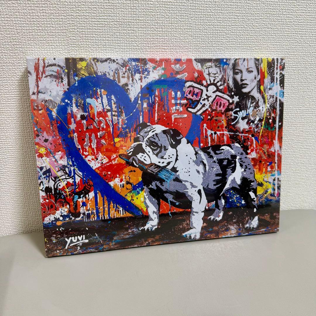 【新品未開封】バンクシー アートパネル 落書き インテリア 壁掛け BANKSY