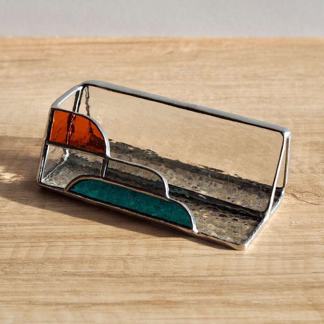 ※そらそらページ ステンドグラス製カードスタンド／フォトフレーム