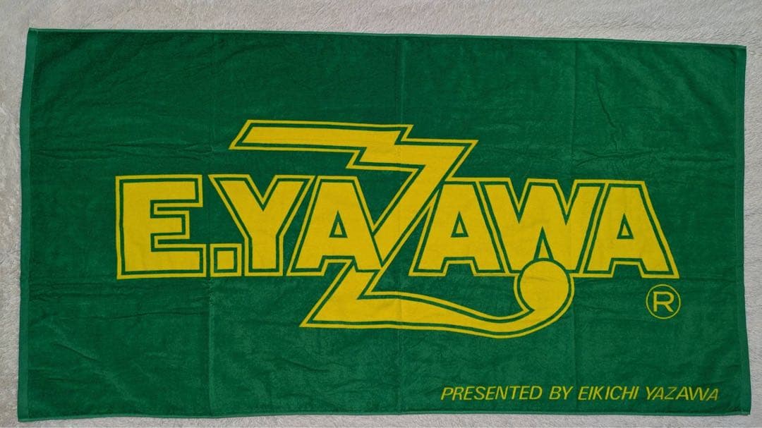 矢沢永吉SBTタオル（ロゴ）グリーン/イエロー