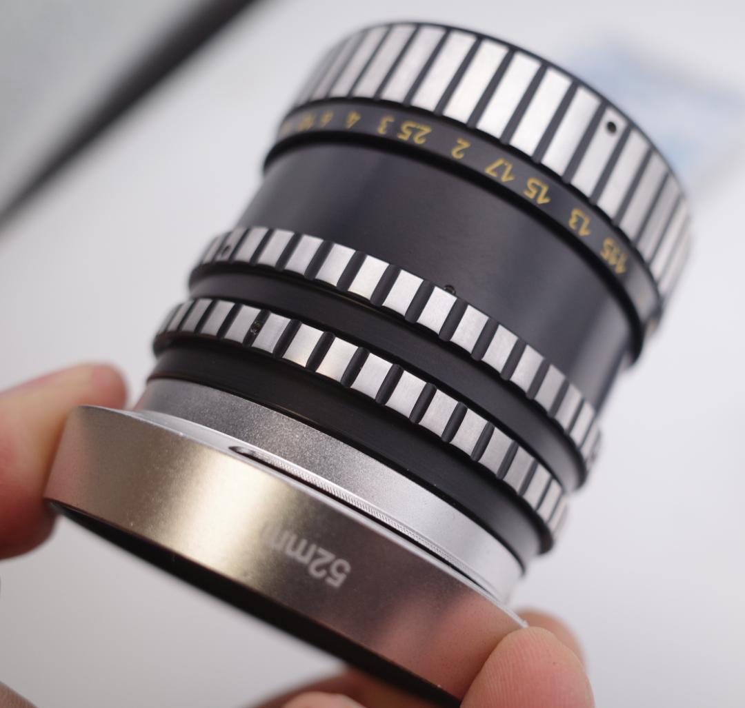 3 【希少】　後期ゼブラ　未使用　ぐるぐるボケレンズ　ヘリオス44-2　M42