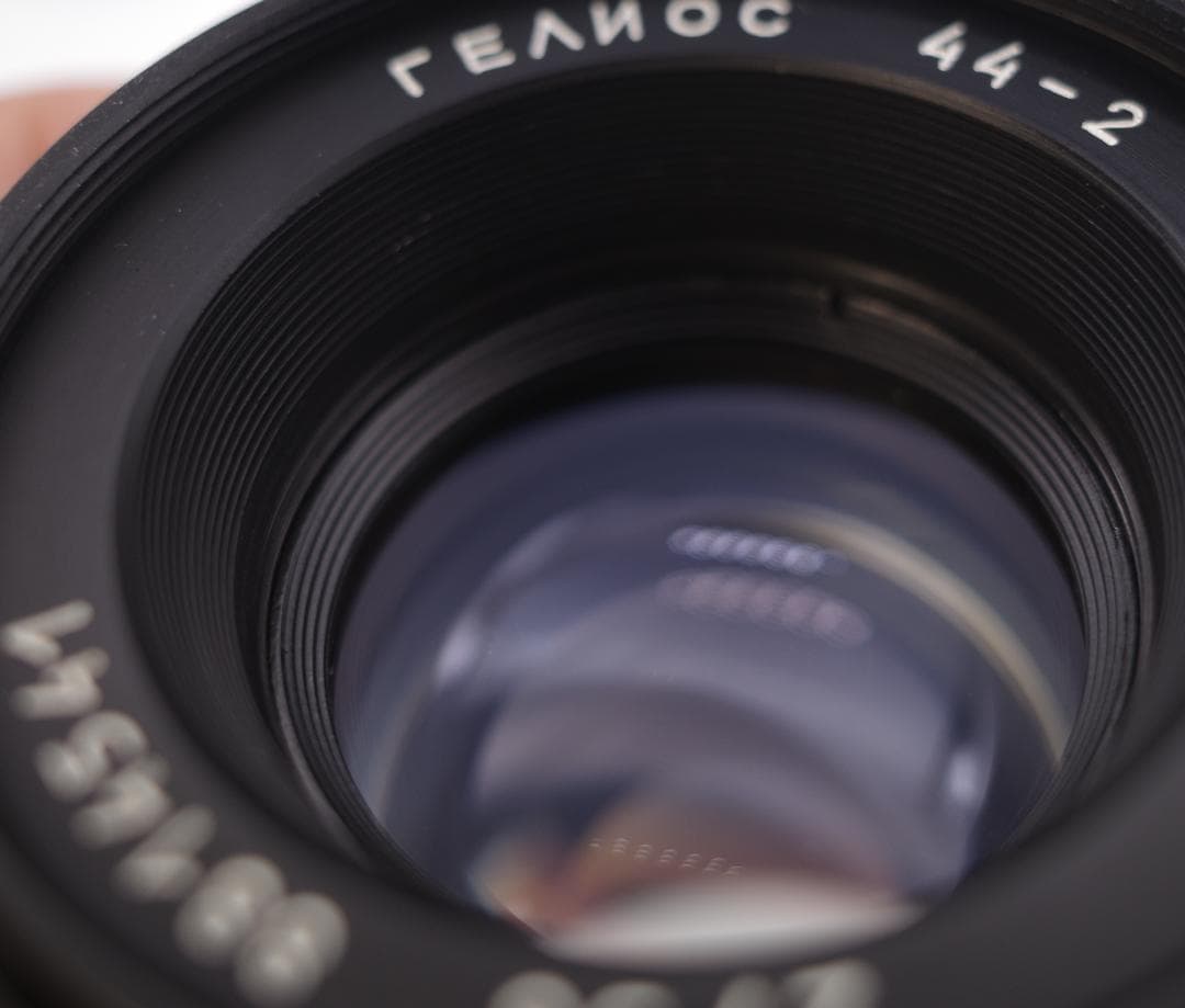 3 【希少】　後期ゼブラ　未使用　ぐるぐるボケレンズ　ヘリオス44-2　M42