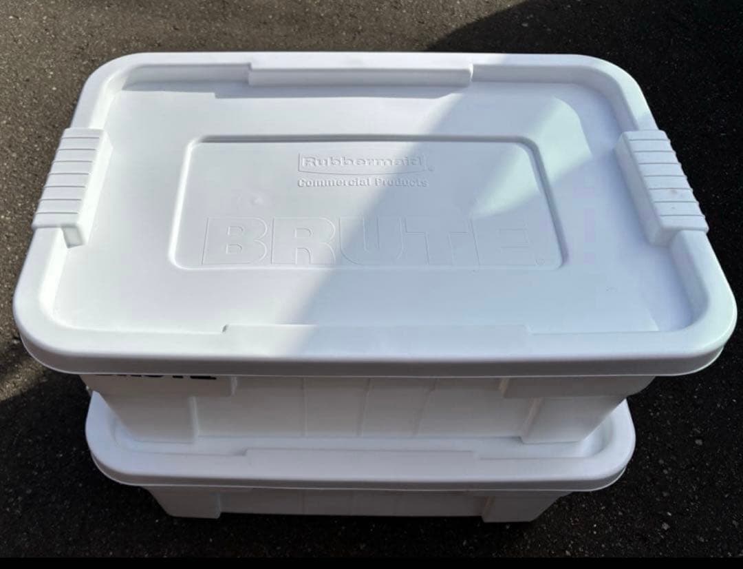 BRUTE ブルート トートボックス 53L ホワイト 2個セット