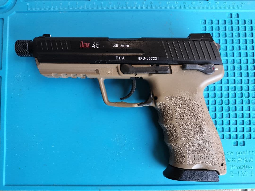 東京マルイ HK45 タクティカルTANカラー ガスガン サイレンサーなし