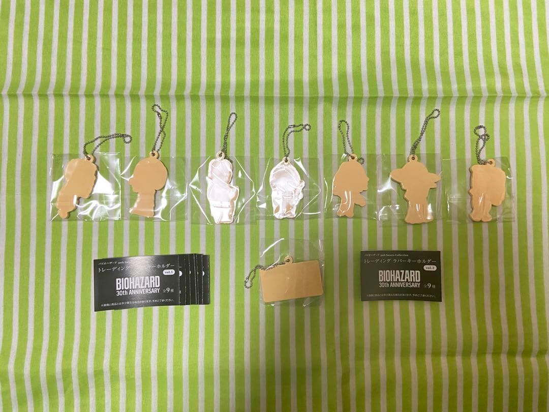 カプコン バイオハザード ラバーキーホルダー レオン 含む8点セット