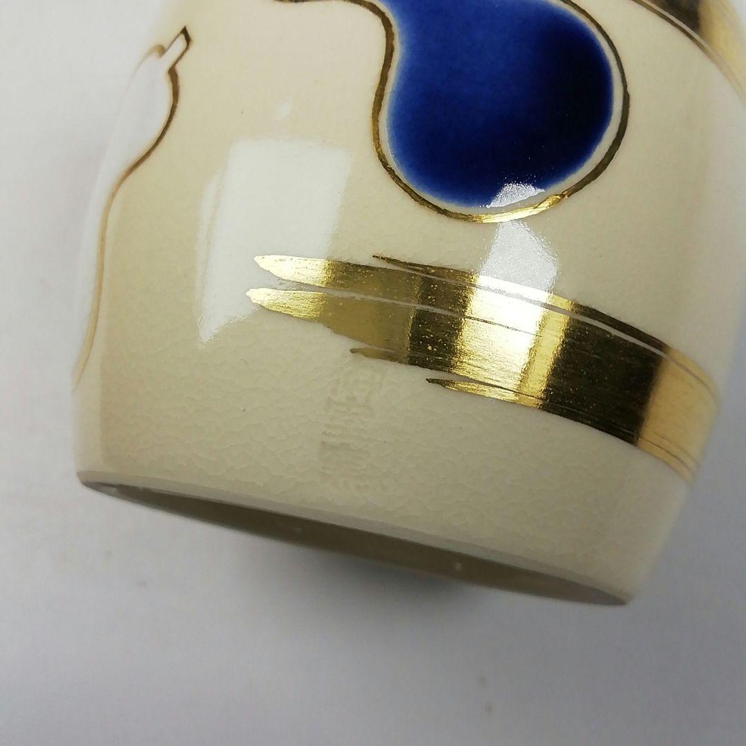 Ｗ４８　蓋置　『仁清　六瓢』『御室窯 造』　共箱　茶道具