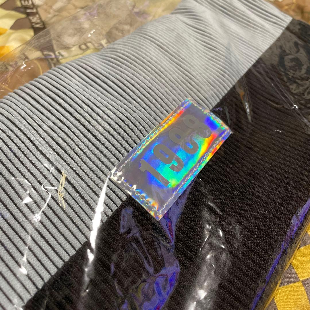 未開封 男闘呼組 ニット風1988ショルダートートバッグ（灰色/黒色）