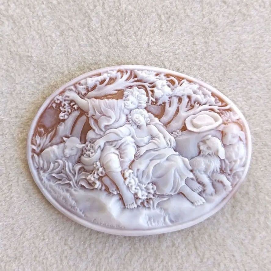 恋人たち　シェル　カメオ　ルース