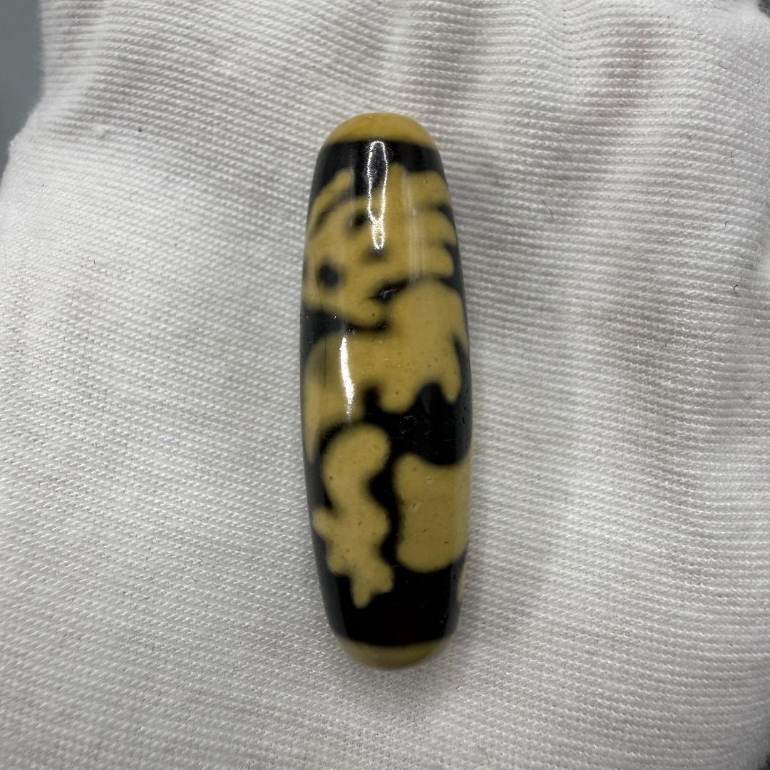 L066 神龍天珠希少天珠瑪瑙茶珠開運魔除け