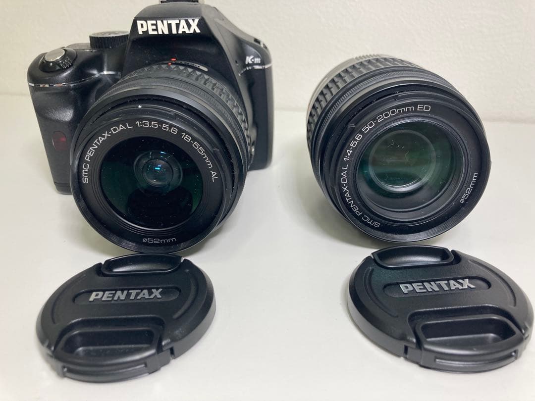 PENTAX K-m SR 単三電池仕様 デジタル一眼レフ + 2レンズセット