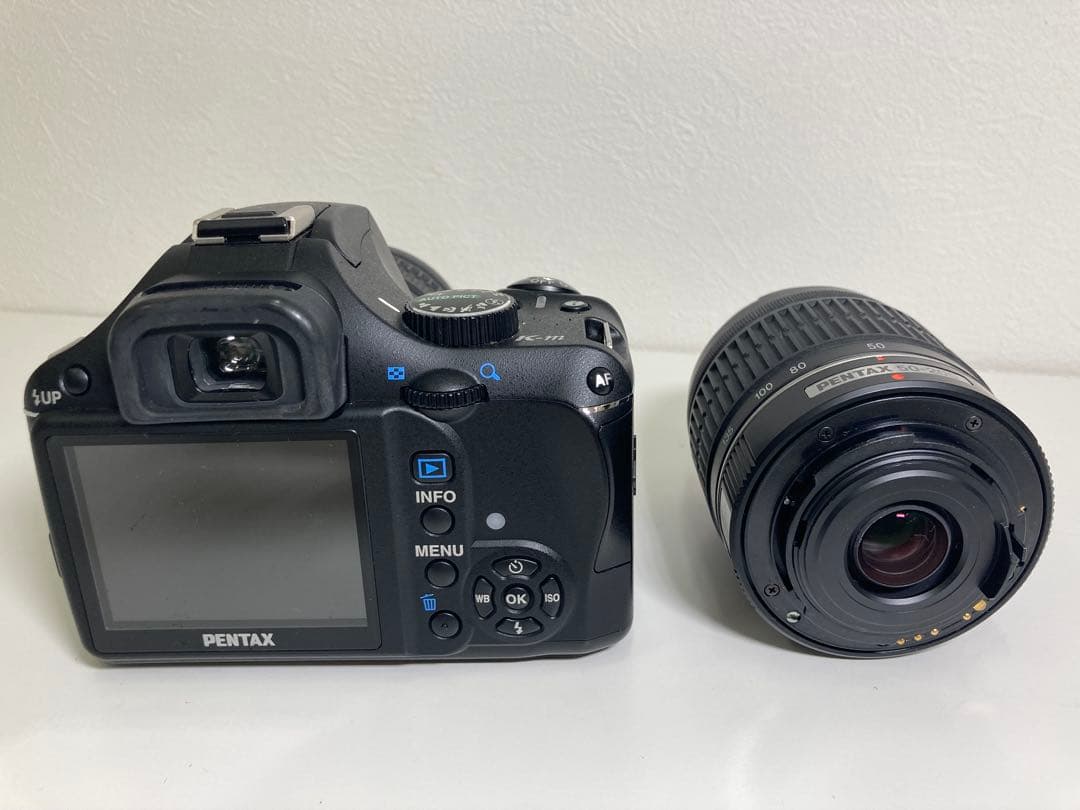 PENTAX K-m SR 単三電池仕様 デジタル一眼レフ + 2レンズセット