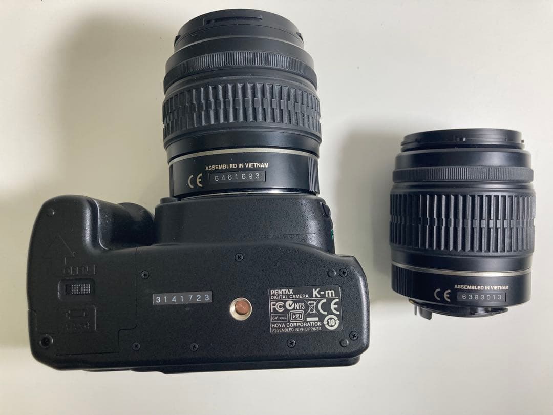 PENTAX K-m SR 単三電池仕様 デジタル一眼レフ + 2レンズセット