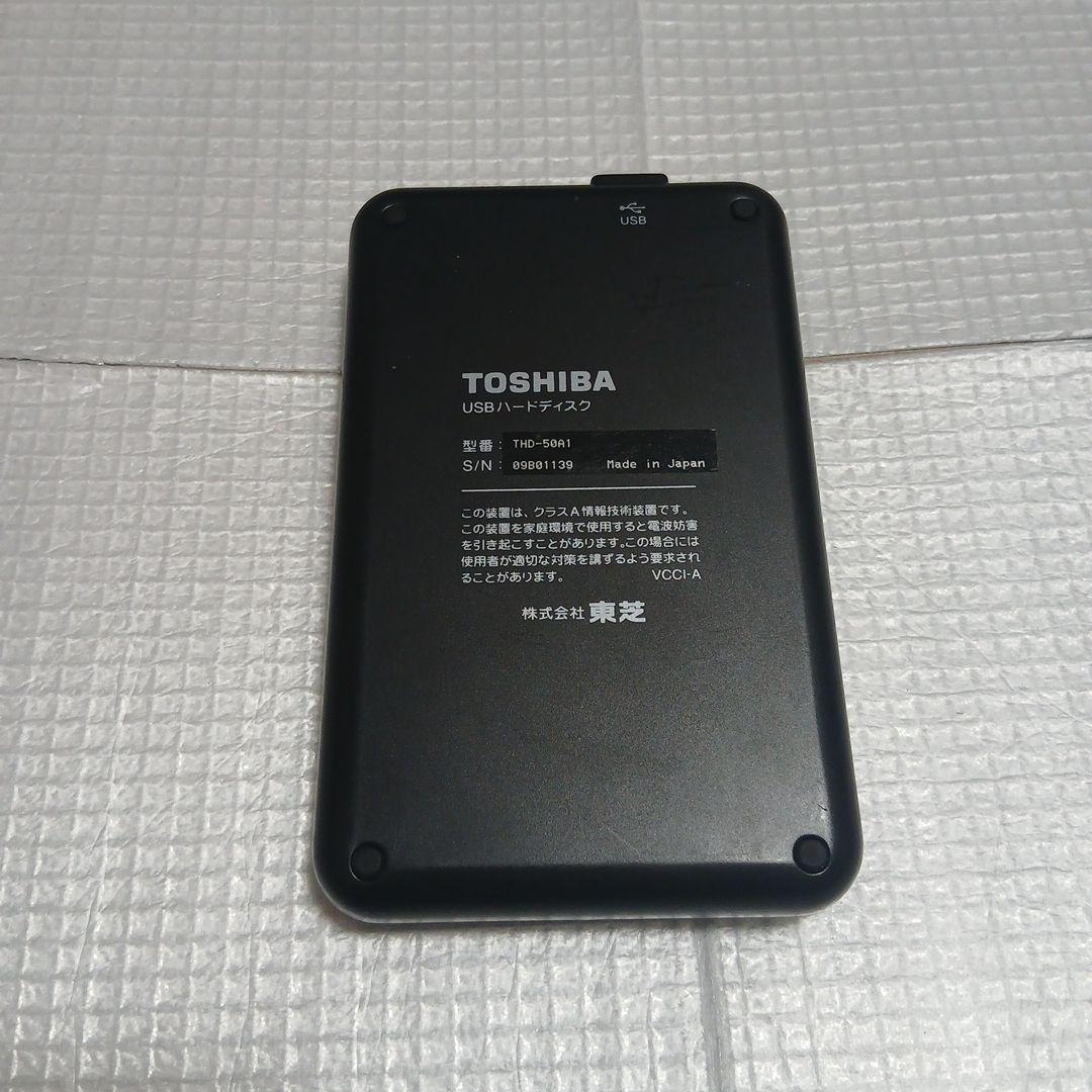 TOSHIBA REGZA USBハードディスク THD-5001 500GB
