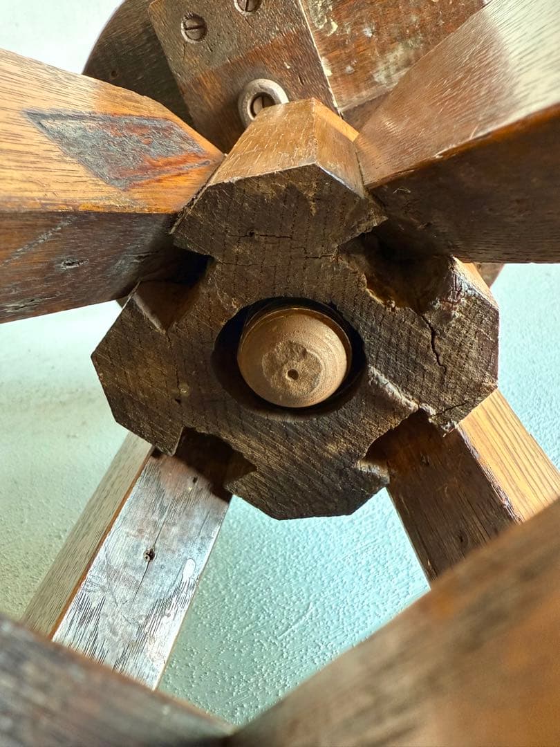 海軍通信学校 丸椅子 回転チェア ヴィンテージ スツール 戦前 時代物 貴重