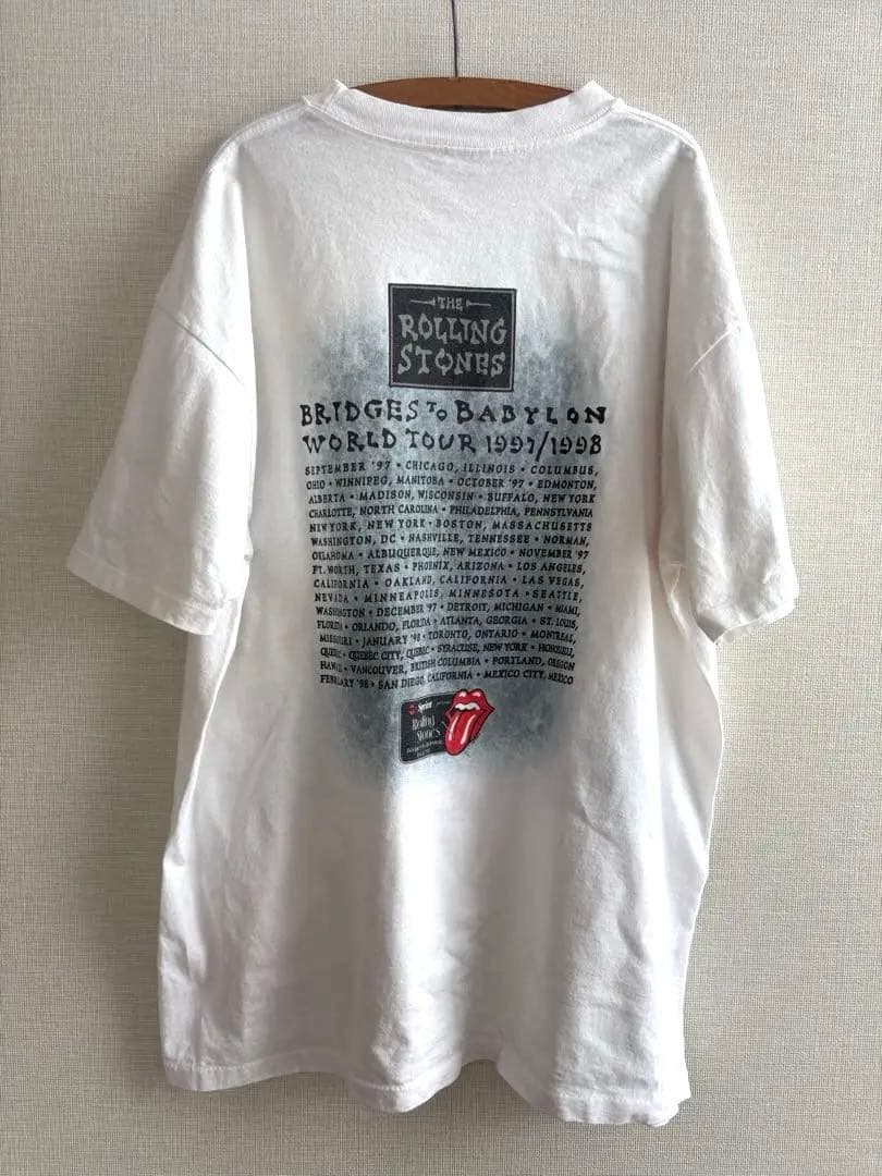 90s ヴィンテージ ロックT ローリングストーンズ アメリカ古着 ライオン