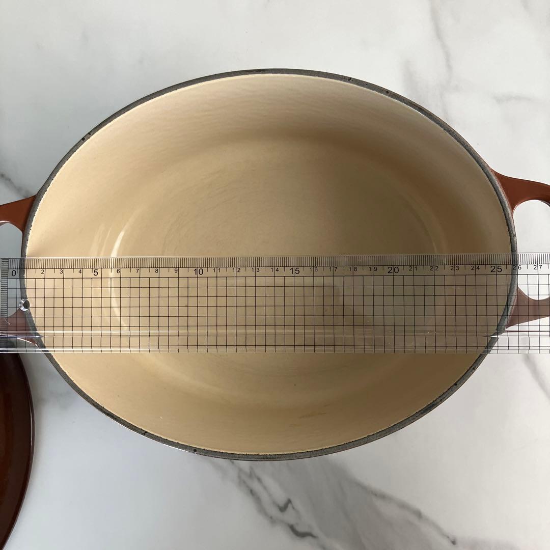 ル・クルーゼ　25㎝　鍋　希少　茶