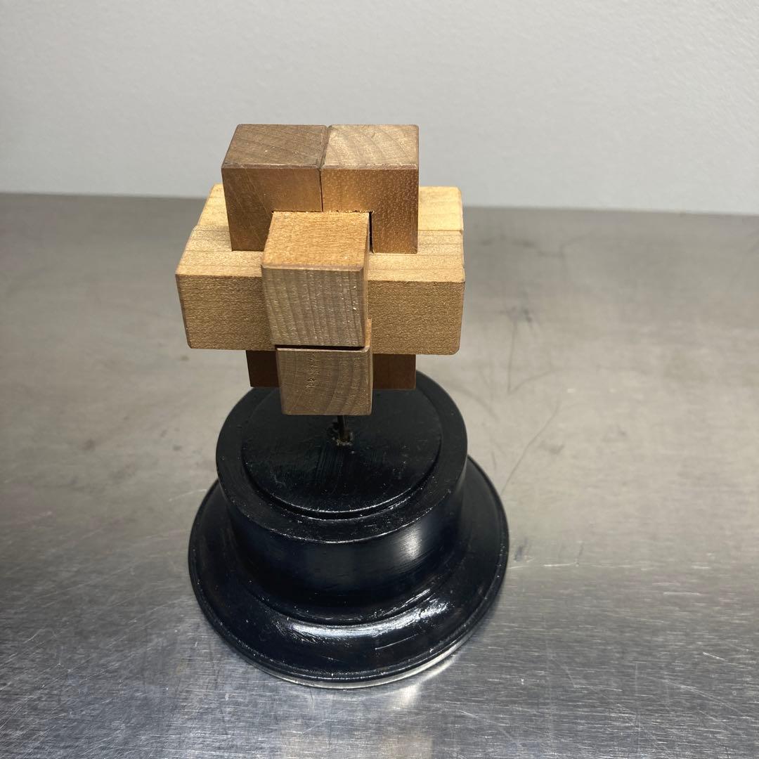 組み木オブジェ　ビンテージ　柳宗理アンティーク　理科