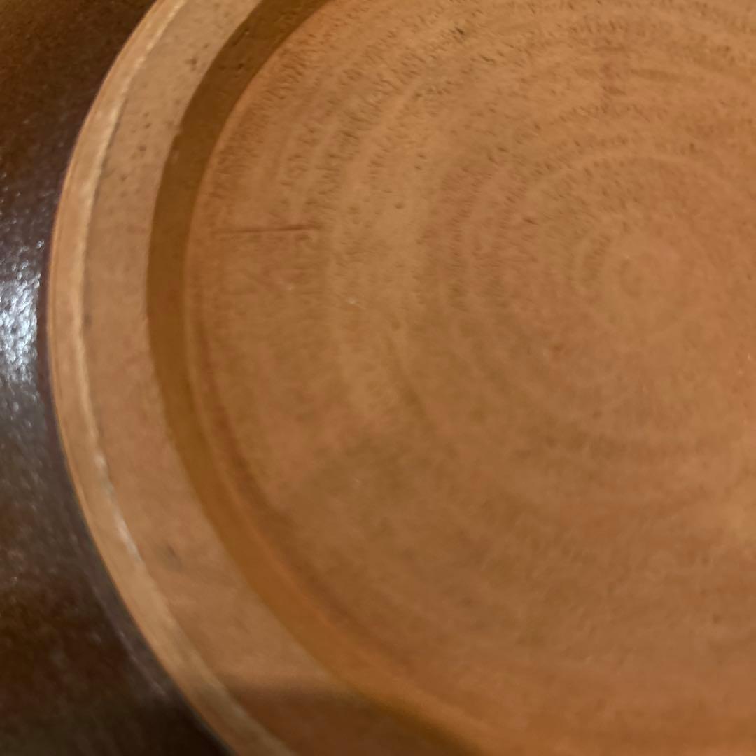 小石原焼　ヤマイチ窯　飛びかんな皿　昭和期　二枚