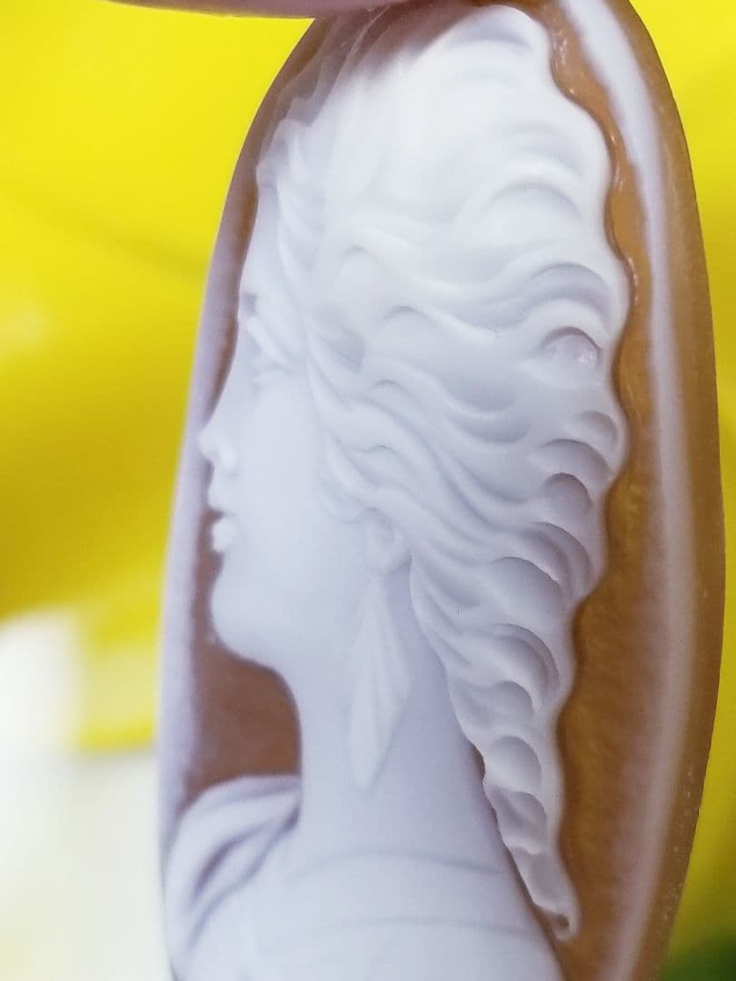 KS-205 【カルロ・パルラーティ作】天然シェルカメオルース