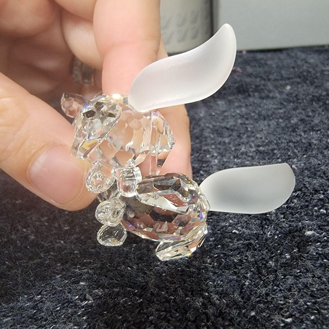 01 SWAROVSKI スワロフスキー 置物 リス、キツネ 3点セット