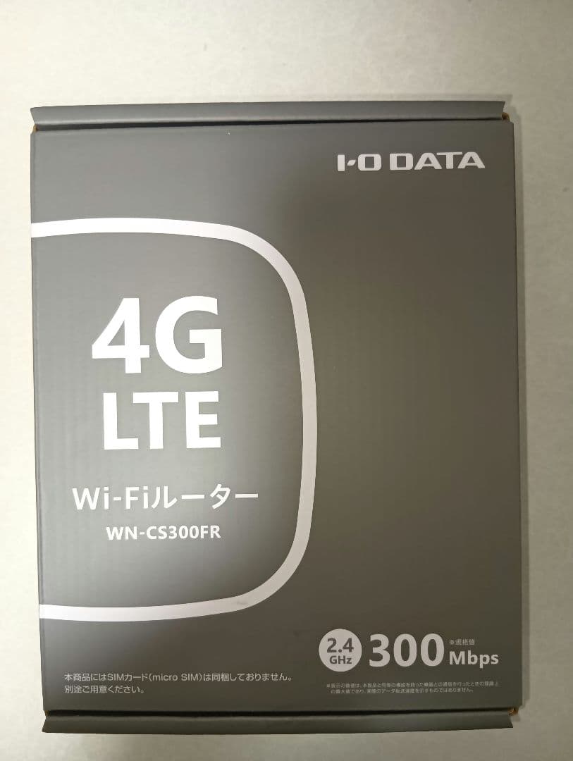 4G LTE Wi-Fiルーター WN-CS300FR