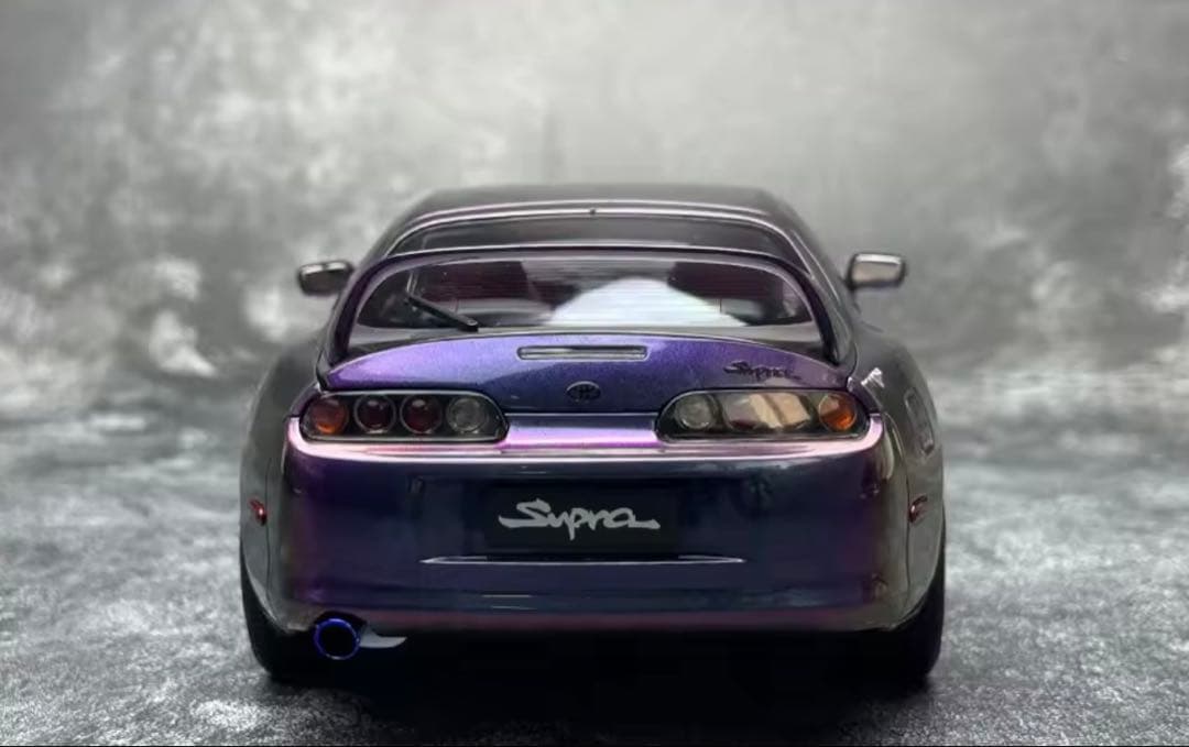 Toyota Supra A80WhelArt Purple 1:18 ミニカー