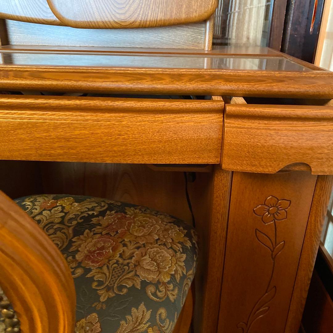 飛騨家具　ドレッサー　三面鏡　飛騨の匠　デザイン賞受賞