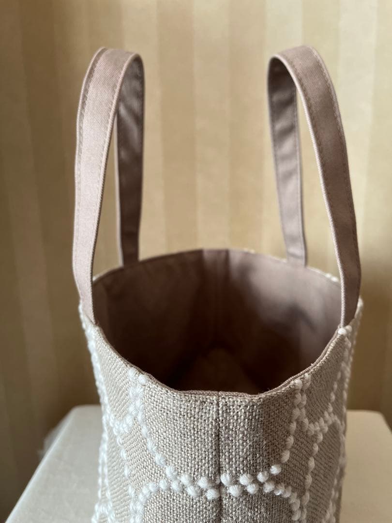 ハンドメイド　ランチトートバッグ　ミナペルホネン タンバリン