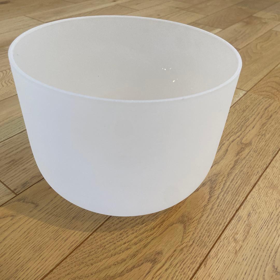 Ennbom クリスタルボウル スエードマレット及びゴムリング付き 8インチ