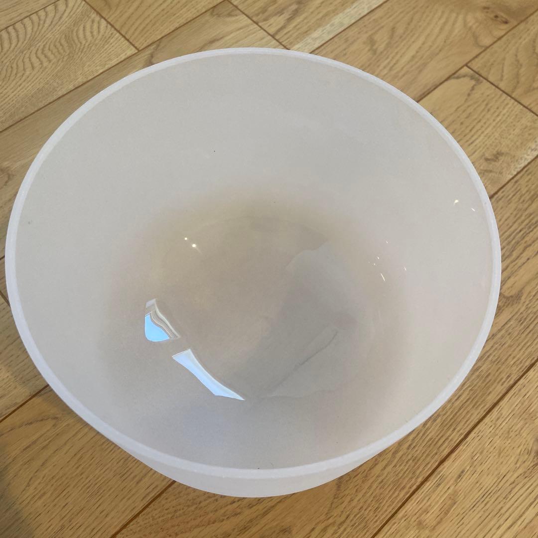 Ennbom クリスタルボウル スエードマレット及びゴムリング付き 8インチ