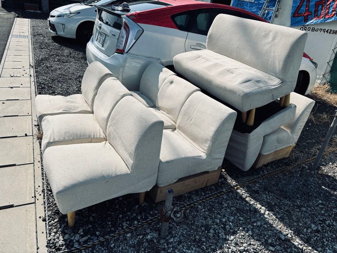 2.9万円大安売り ソファ3.椅子6 引き取り限定