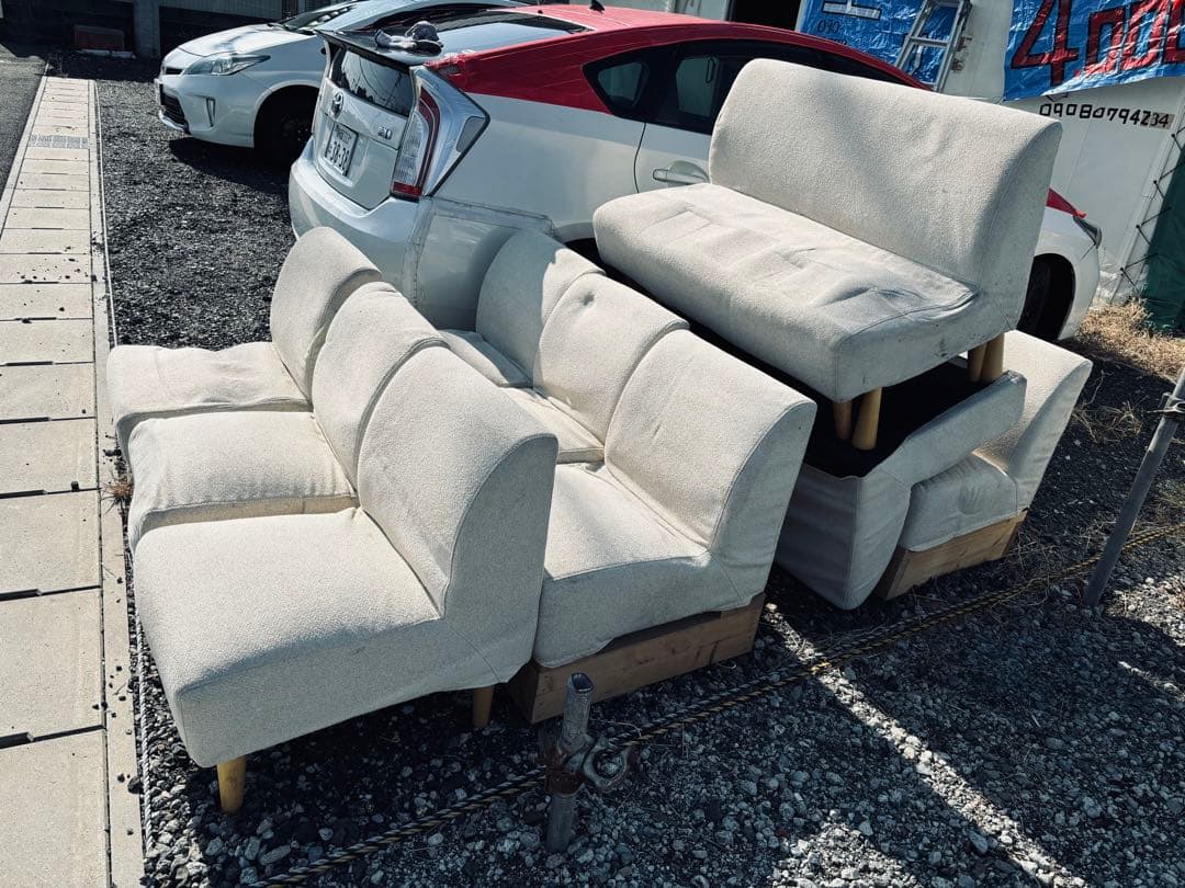 2.9万円大安売り ソファ3.椅子6 引き取り限定