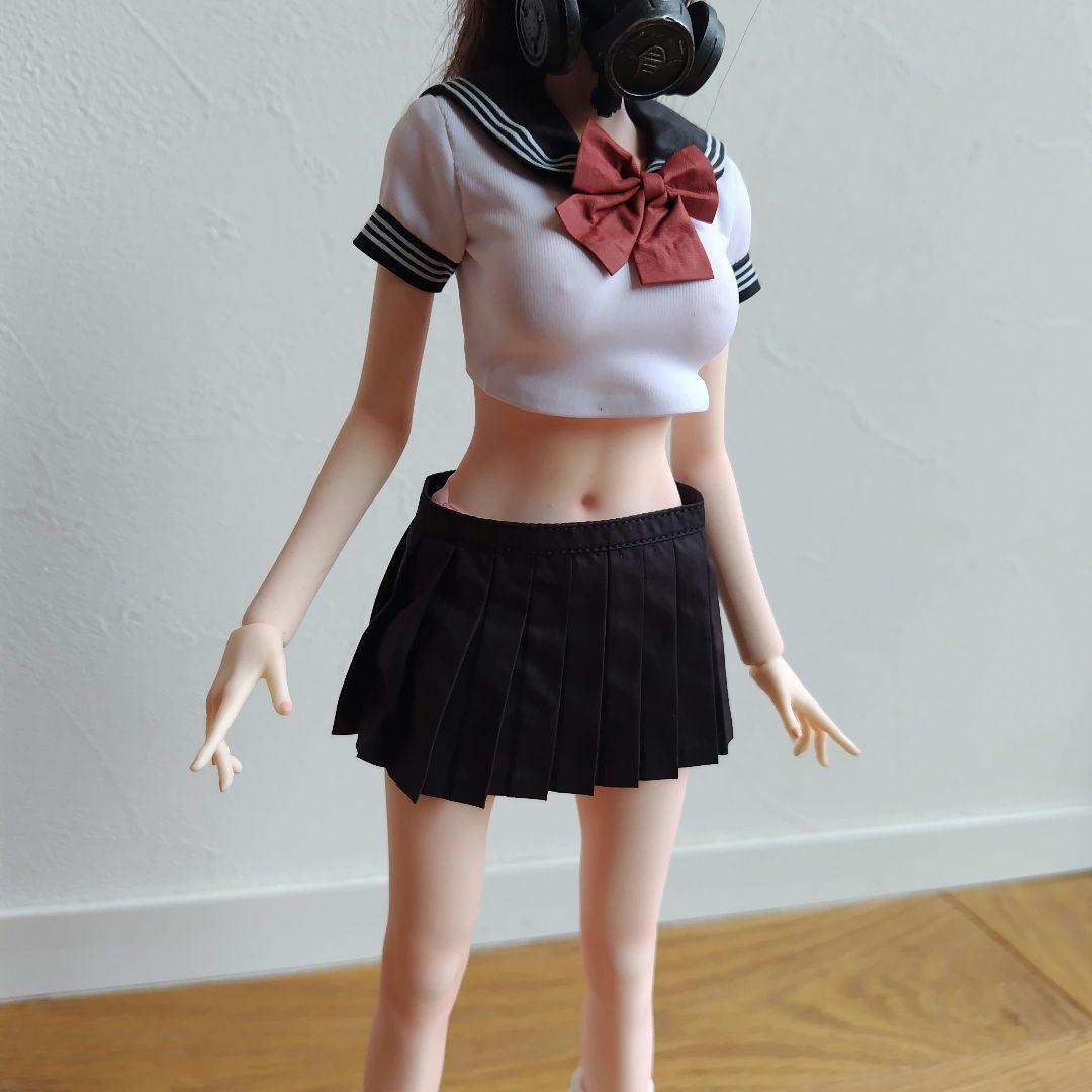 1/6 女性シームレスフィギュア 武装 女子高生 ミリタリー JK