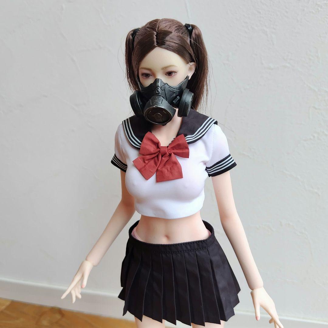 1/6 女性シームレスフィギュア 武装 女子高生 ミリタリー JK