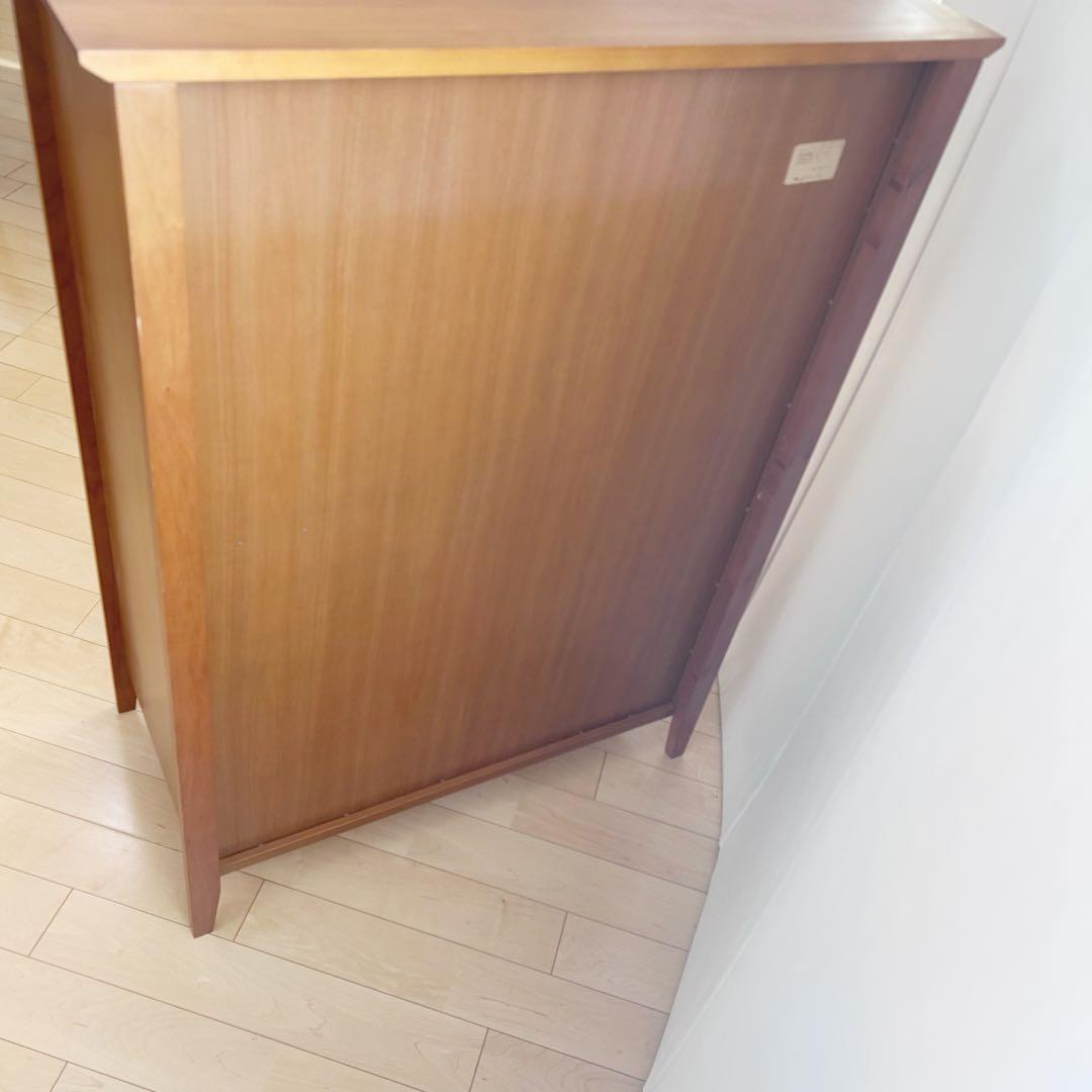 LEGNATEC レグナテック　ハイチェスト6段＋隠し棚　北欧ミッドセンチュリー