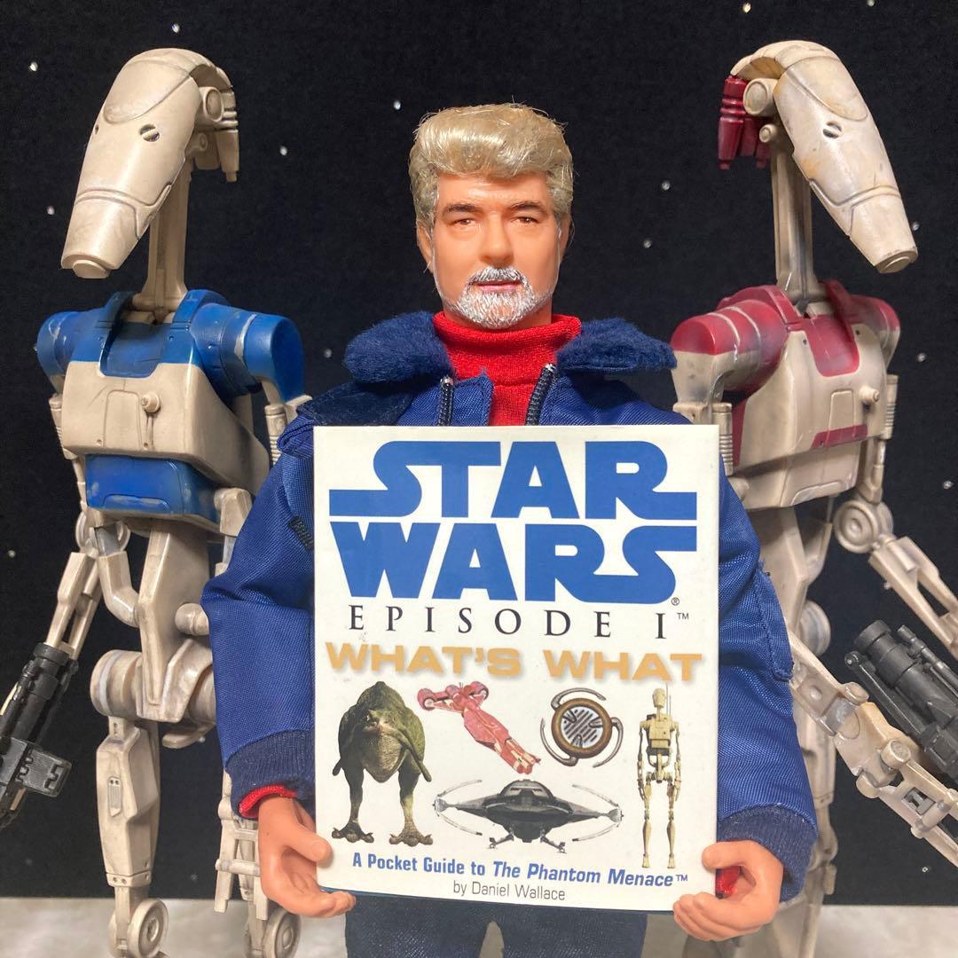 スターウォーズ　ジョージルーカス風フィギュア+バトルドロイド+α [カスタム品]