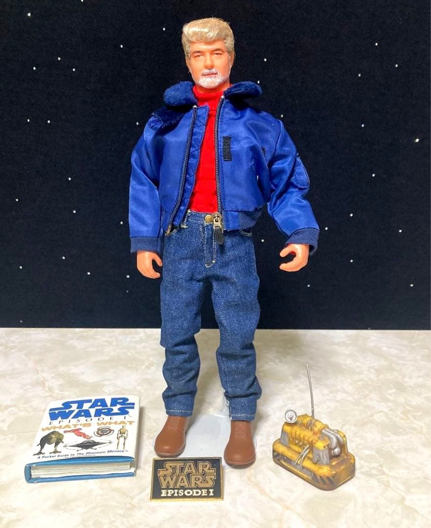 スターウォーズ　ジョージルーカス風フィギュア+バトルドロイド+α [カスタム品]