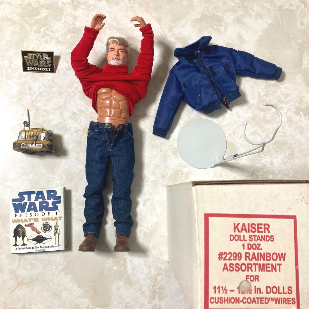 スターウォーズ　ジョージルーカス風フィギュア+バトルドロイド+α [カスタム品]