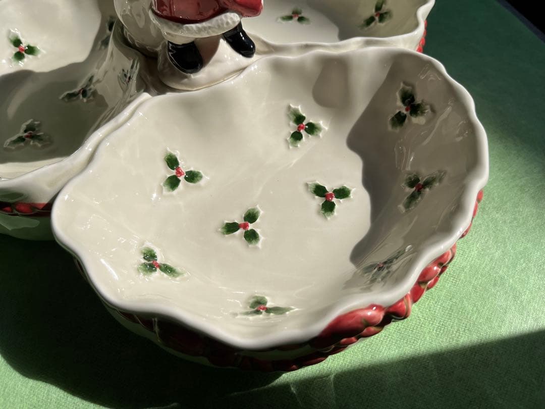 Fitz & Floyd（フィッツ＆フロイド) サンタ　オードブル　クリスマス