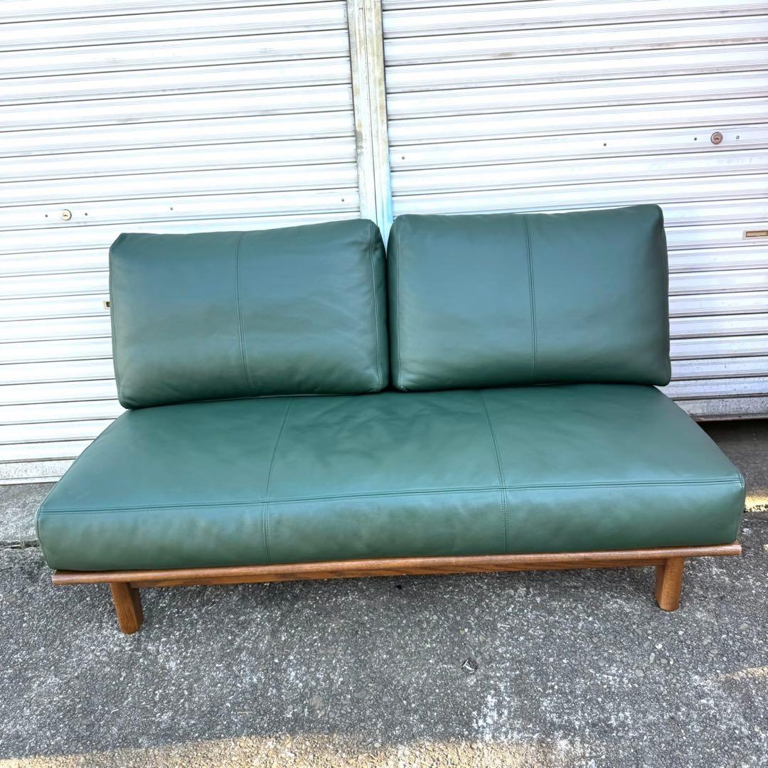 設置取付まで無料✨ナガノインテリア 2人掛けソファ 本革 インテリア定価55万