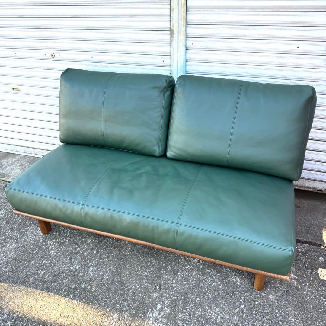 設置取付まで無料✨ナガノインテリア 2人掛けソファ 本革 インテリア定価55万