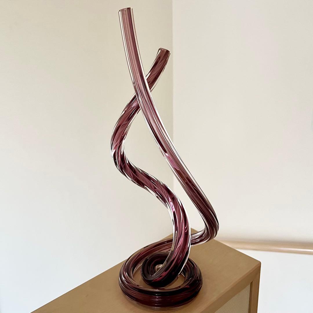 ガラス製　花瓶　花器　フラワーベース