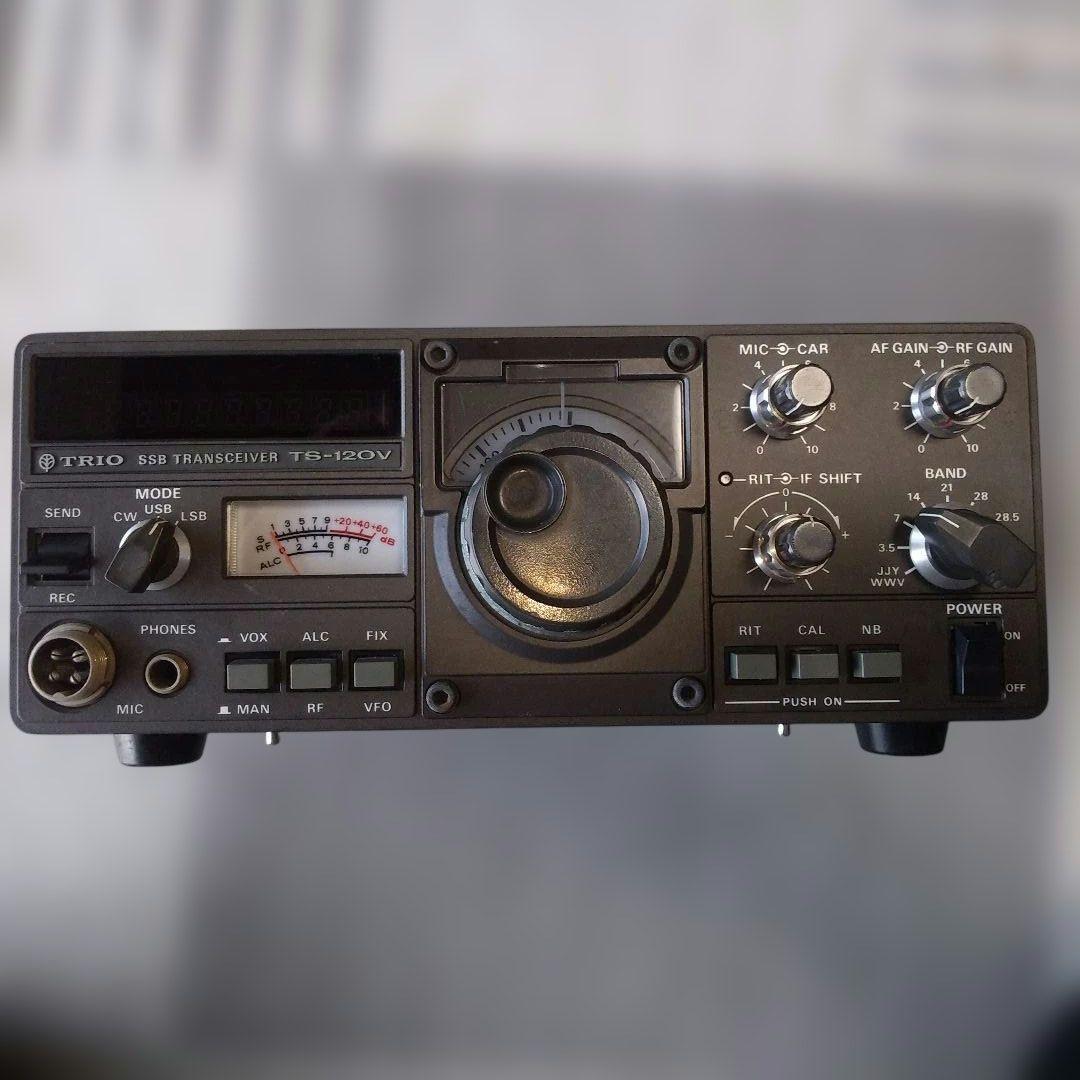 TRIO トリオ TS-120V HFトランシーバー マイク 取扱説明書 付き