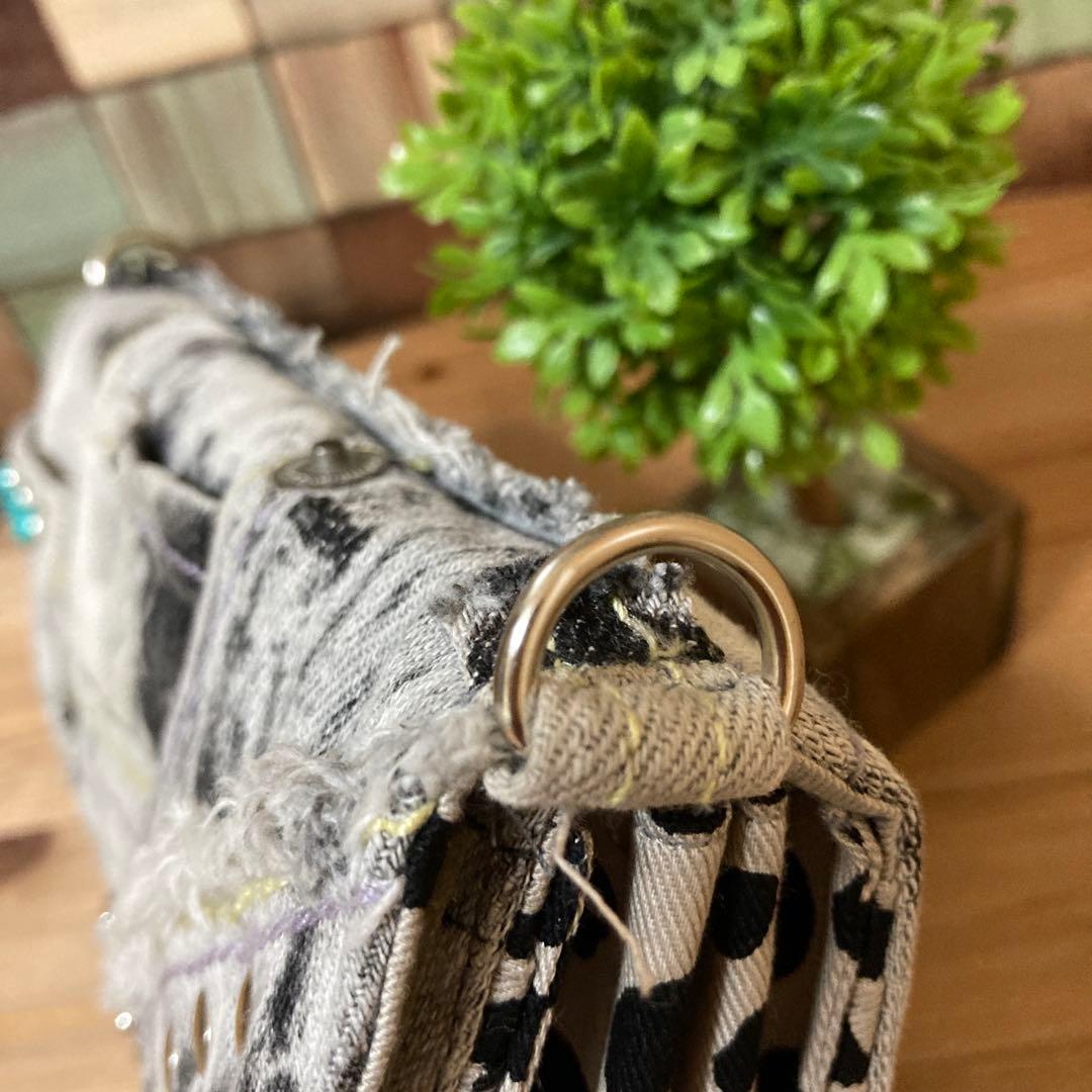 デニムリメイク 長財布‪❤︎︎