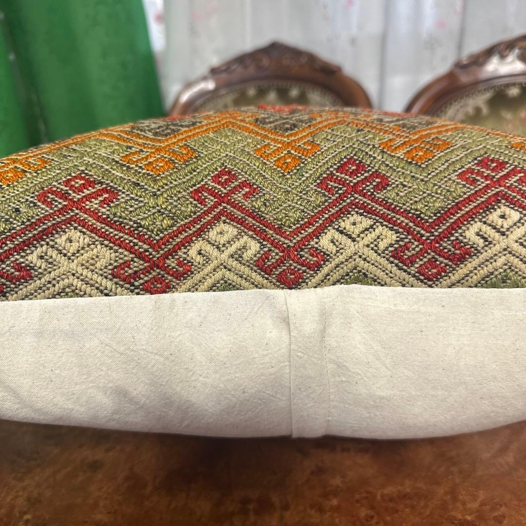 クッションカバーオールドキリムのクッションカバー40x40cmトルコジジムキリム