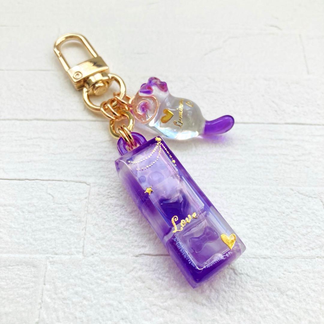 メロちゃんページ　名入れチーム、レジンキーホルダー4点