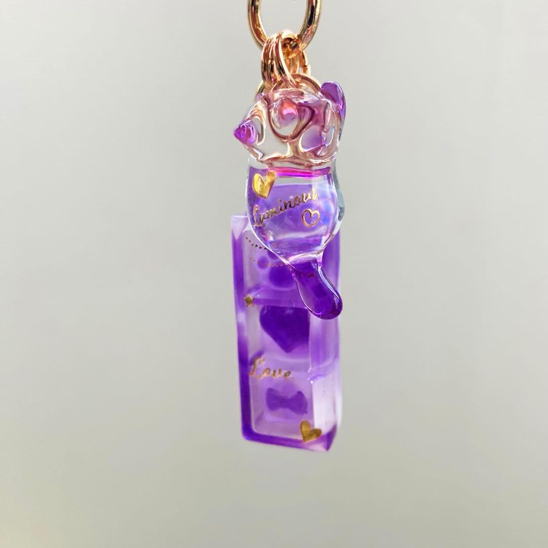 メロちゃんページ　名入れチーム、レジンキーホルダー4点