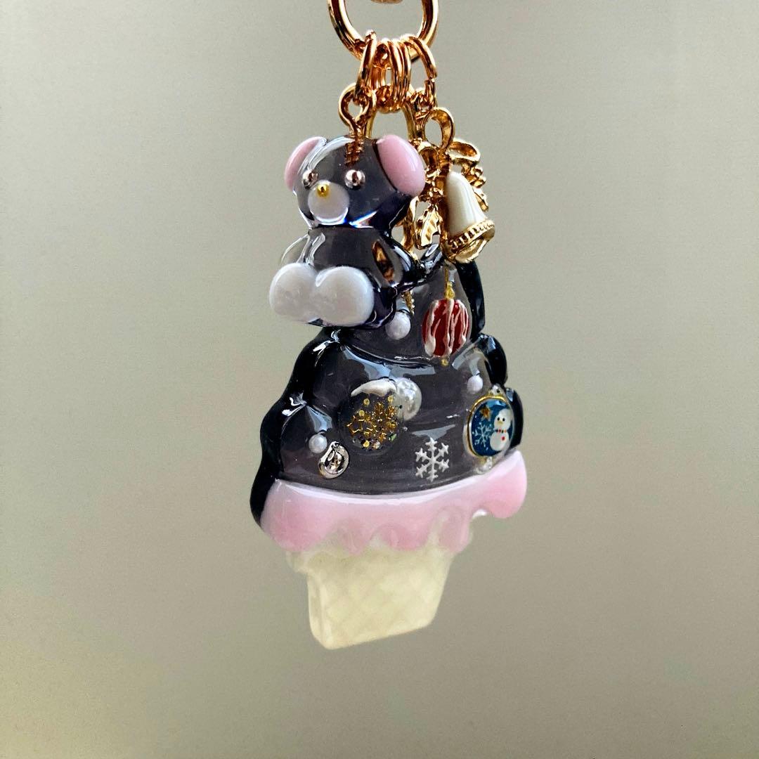 メロちゃんページ　名入れチーム、レジンキーホルダー4点