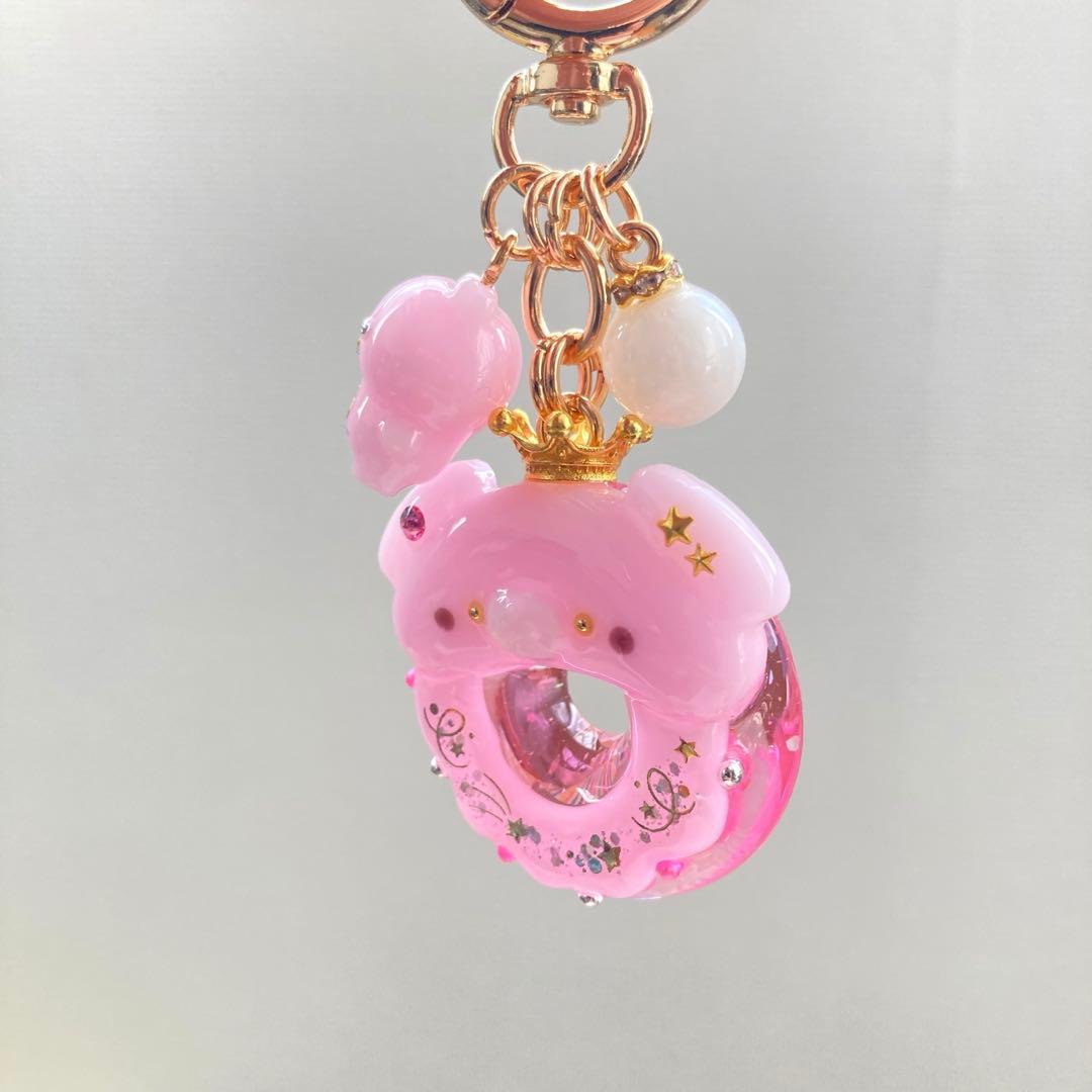 メロちゃんページ　名入れチーム、レジンキーホルダー4点